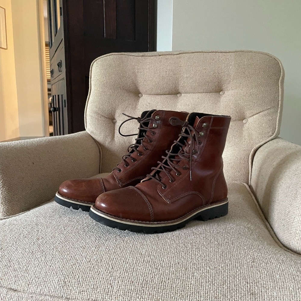 Helm - Men's Brown Johnson Leather Boots
